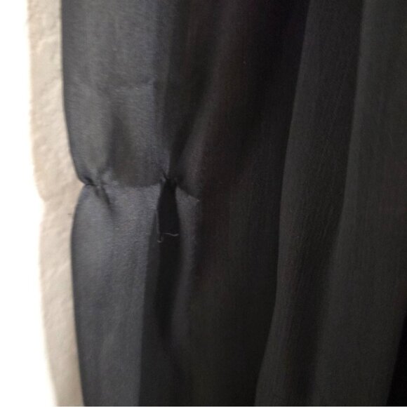 Belsoie Black Lace & Chiffon Cap Sleeve Gown UK 14 US 12 EU 40 - Picture 11 of 15